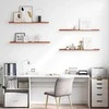 Sieninė lentyna 4 pcs Raudona 100 x 9 x 3 cm Apdirbta mediena