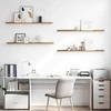 Sieninė lentyna 4 pcs Ruda 115 x 9 x 3 cm Apdirbta mediena