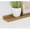 Sieninė lentyna 4 pcs Smėlio 40 x 9 x 3 cm Apdirbta mediena