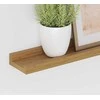 Sieninė lentyna 4 pcs Smėlio 80 x 9 x 3 cm Apdirbta mediena