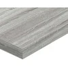Sieninės lentynos, 4vnt., pilkos ąžuolo, 40x10x1,5cm, mediena