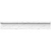 Sieninė lentyna su lentyna 2 pcs Balti marmuro 60 x 9 x 3 cm