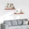 Sieninė lentyna 2 pcs Raudona 80 x 23,5 x 4 cm Apdirbta mediena