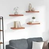 Sieninė lentyna 4 pcs Raudona 40 x 23,5 x 4 cm Apdirbta mediena