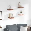 Sieninė lentyna 4 pcs Raudona 23 x 23,5 x 4 cm Apdirbta mediena