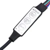 TV staliukas Sieninės naktinės spintelės su LED, 2vnt., pilkos ąžuolo