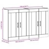 Sieniniai baldai 2 vnt. Sena mediena 69,5 x 34 x 90 cm