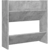 Sieninės spintelės batams, 2vnt., pilkos, 60x18x60cm, MDP