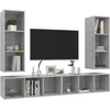 TV staliukas | Sieninis televizoriaus stovas | 4 pcs 37 x 37 x 107.5 cm