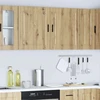 Sieninės virtuvės spintelės 2 vnt "Porto" Artisan Oak