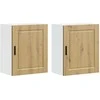 Sieninės virtuvės spintelės 2 vnt "Porto" Artisan Oak