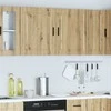 Sieninės virtuvės spintelės 2 vnt "Porto" Artisan Oak