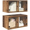 Sieniniai baldai 2 vnt. 68 x 37 x 35 cm Apdirbta mediena