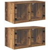 Sieniniai baldai 2 vnt. 68 x 37 x 35 cm Apdirbta mediena