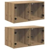 Sieniniai baldai 2 vnt. 68 x 37 x 35 cm Apdirbta mediena