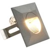 Sieniniai lauko LED šviestuvai, 6vnt., sidabriniai, 5W