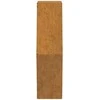 Sieniniai loveliai, 2vnt., rūdžių, 46x10x40cm, Corten plienas
