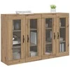 Sieniniai baldai 2 pcs Amatininkų ąžuolas 69,5 x 34 x 90 cm