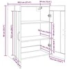 Sieniniai spintelės 2 pcs artisano ąžuolo 69,5 x 34 x 90 cm