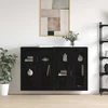 Sieniniai spintelės 2 pcs juoda ąžuolo 69,5 x 34 x 90 cm