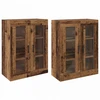 Sieniniai spintelės 2 pcs Sena mediena 69,5 x 34 x 90 cm