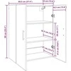 Prie sienos montuojama spinta 2 pcs Senas medis