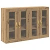 Sieniniai baldai 2 pcs Amatininkų ąžuolas 69,5 x 34 x 90 cm