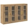 Sieniniai baldai 2 pcs Amatininkų ąžuolas 69,5 x 34 x 90 cm