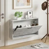 Sieninis batų kabinetas HAARLEM 71 x 17 x 43 cm Betono pilka