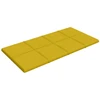 Sieninis galvūgalis 12 pcs Geltona 60 x 30 cm Aksomas