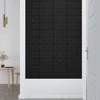Sieninis galvūgalis 12 pcs Juodas 30 x 15 cm Dirbtinė oda