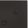 Sieninis galvūgalis 12 pcs Juodas 30 x 30 cm Dirbtinė oda