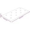 Sieninis galvūgalis 12 pcs Kapučino 60 x 30 cm Dirbtinė oda