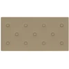 Sieninis galvūgalis 12 pcs Kapučino 60 x 30 cm Dirbtinė oda
