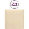Sieninis galvūgalis 12 pcs Kreminė 30 x 30 cm audinys