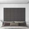 Sieninis galvūgalis 12 pcs Pilka 30 x 15 cm Dirbtinė oda