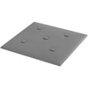 Sieninis galvūgalis 12 pcs Pilka 30 x 30 cm Dirbtinė oda