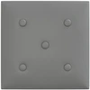 Sieninis galvūgalis 12 pcs Pilka 30 x 30 cm Dirbtinė oda