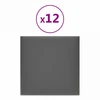Sieninis galvūgalis 12 vnt. 30 x 30 cm Pilka audinys