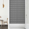 Sieninis galvūgalis 12 pcs Pilka 60 x 15 cm Dirbtinė oda