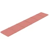 Sieninis galvūgalis 12 pcs Rožinė 90 x 15 cm Aksomas