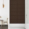 Sieninis galvūgalis 12 pcs Ruda 60 x 30 cm Dirbtinė oda