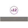 Sieninis galvūgalis 12 pcs Šviesiai pilka 90 x 15 cm audinys