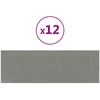 Sieninis galvūgalis 12 pcs Šviesiai pilka 90 x 30 cm audinys