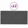 Sieninis galvūgalis 12 pcs Tamsiai pilka 30 x 15 cm audinys