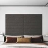 Sieninis galvūgalis 12 pcs Tamsiai pilka 90 x 15 cm audinys