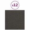 Sieninis galvūgalis 12 pcs Tamsiai pilka 30 x 30 cm audinys