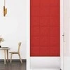 Sieninis galvūgalis 12 pcs Vyno raudona 30 x 30 cm Dirbtinė oda