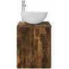 Sieninis kriauklės praustuvas Dūminio ąžuolo 49,5 x 35 x 63 cm