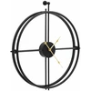 Sieninis laikrodis, juodos spalvos, 52cm, geležis